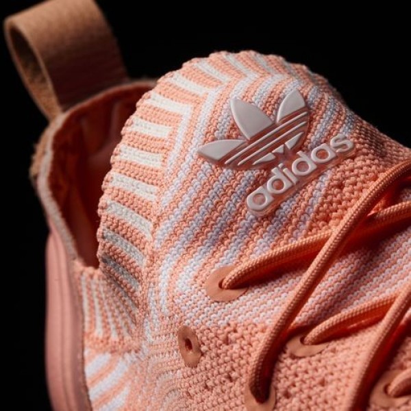 Adidas Zx Flux Adv Virtue Primeknit Femme Sun Glow/Footwear White Originals Chaussures NO: BB2308