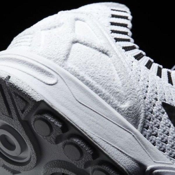 Adidas Zx Flux Primeknit Homme Footwear White/Core Black Originals Chaussures NO: BA7374