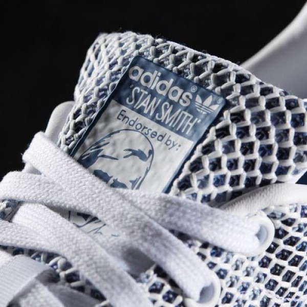 Adidas Stan Smith Homme Footwear White/Core Blue Originals Chaussures NO: S82251