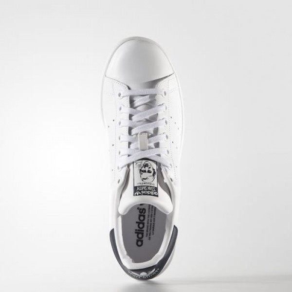 Adidas Stan Smith Femme Core White/Dark Blue Originals Chaussures NO: M20325