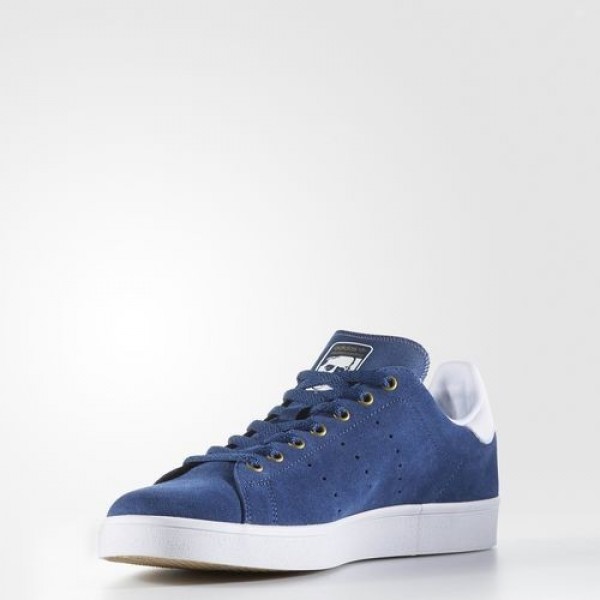 Adidas Stan Smith Vulc Homme Mystery Blue/Footwear White/Matte Gold Originals Chaussures NO: BB8744