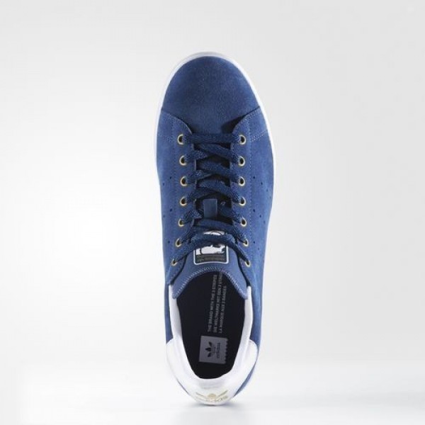 Adidas Stan Smith Vulc Homme Mystery Blue/Footwear White/Matte Gold Originals Chaussures NO: BB8744
