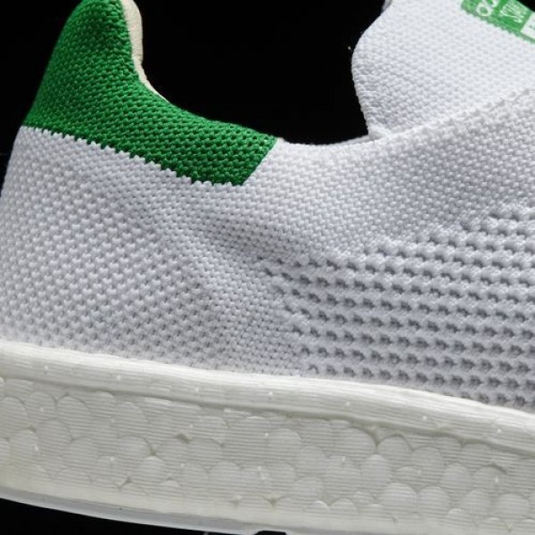 Adidas Stan Smith Boost Primeknit Homme Footwear White/Green Originals Chaussures NO: BB0013