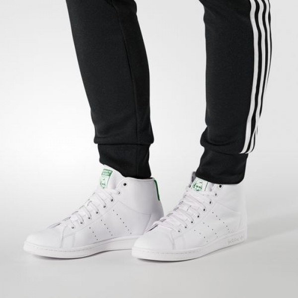 Adidas Stan Smith Mid Homme Footwear White/Green Originals Chaussures NO: BB0069