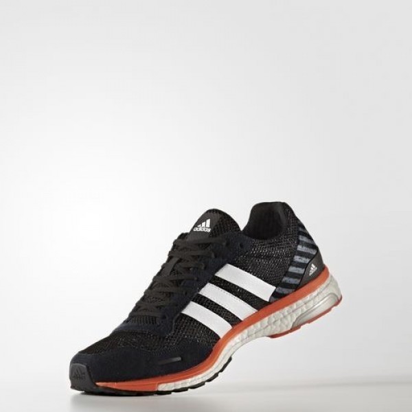 Adidas Adizero Adios 3 Homme Core Black/Footwear White/Energy Orange Running Chaussures NO: BA7934