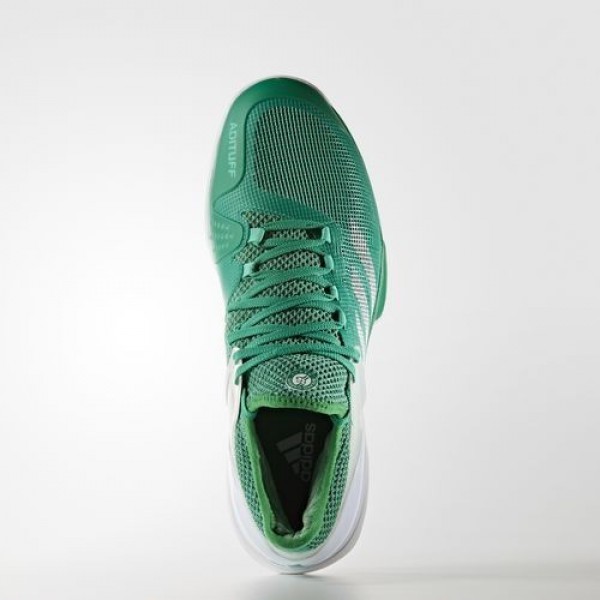 Adidas Adizero Ubersonic 2.0 Clay Homme Core Green/Footwear White/Green Tennis Chaussures NO: BB3323