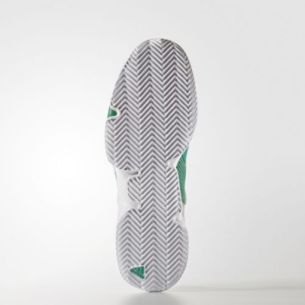 Adidas Adizero Ubersonic 2.0 Clay Homme Core Green/Footwear White/Green Tennis Chaussures NO: BB3323