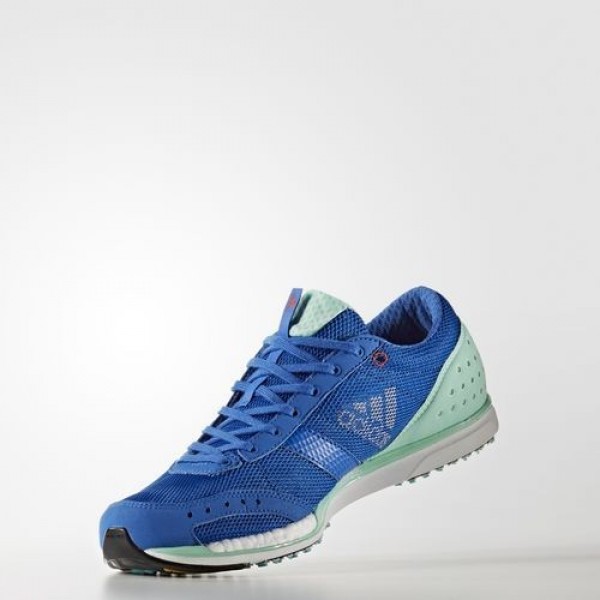 Adidas Adizero Takumi Sen 3 Homme Blue/Silver Metallic/Easy Green Running Chaussures NO: BB5674