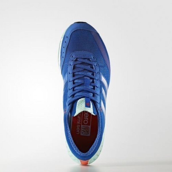 Adidas Adizero Takumi Sen 3 Homme Blue/Silver Metallic/Easy Green Running Chaussures NO: BB5674