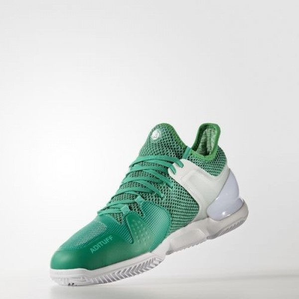 Adidas Adizero Ubersonic 2.0 Clay Homme Core Green/Footwear White/Green Tennis Chaussures NO: BB3323