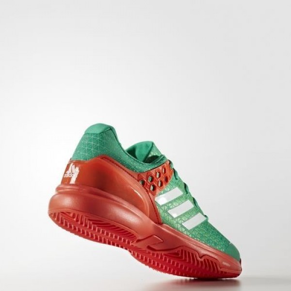 Adidas Adizero Ubersonic 2.0 Clay Femme Core Green/Footwear White/Energy Tennis Chaussures NO: BB4812