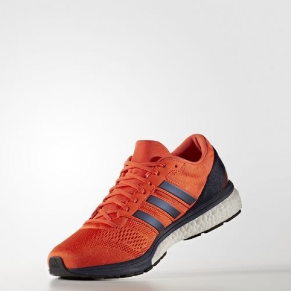 Adidas Adizero Boston 6 Homme Energy/Collegiate Navy/Collegiate Burgundy Running Chaussures NO: BB0537