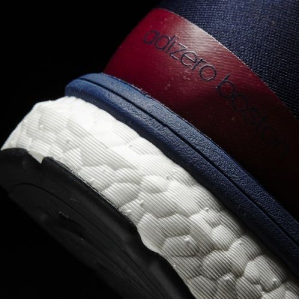 Adidas Adizero Boston 6 Homme Energy/Collegiate Navy/Collegiate Burgundy Running Chaussures NO: BB0537