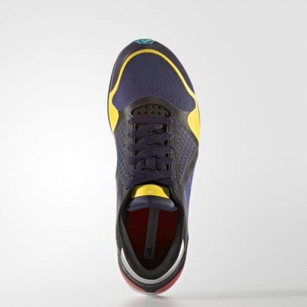 Adidas Adizero Takumi Femme Core Black/Noble Ink/Wonder Glow by Stella McCartney Chaussures NO: BY2779