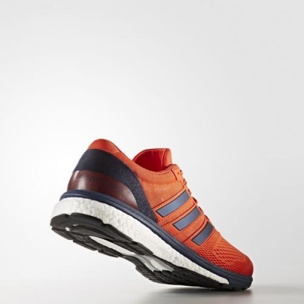 Adidas Adizero Boston 6 Homme Energy/Collegiate Navy/Collegiate Burgundy Running Chaussures NO: BB0537