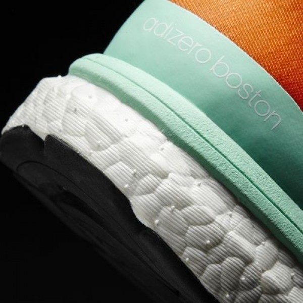 Adidas Adizero Boston 6 Femme Mid Grey/Footwear White/Easy Orange Running Chaussures NO: BB1729