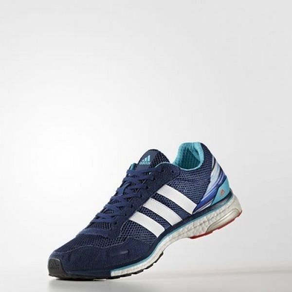 Adidas Adizero Adios 3 Homme Mystery Blue/Footwear White/Energy Blue Running Chaussures NO: BB1699