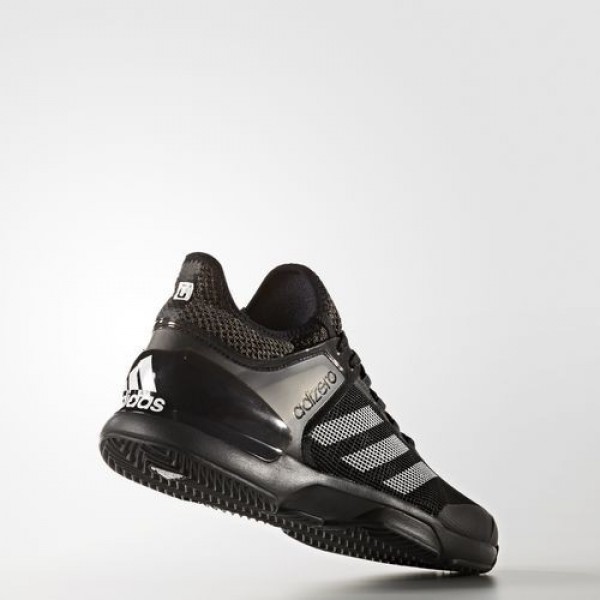 Adidas Adizero Übersonic 2.0 Clay Homme Core Black/Footwear White/Dark Grey Heather Solid Grey Tennis Chaussures NO: BB3322