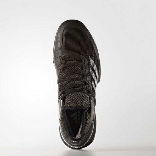 Adidas Adizero Übersonic 2.0 Clay Homme Core Black/Footwear White/Dark Grey Heather Solid Grey Tennis Chaussures NO: BB3322