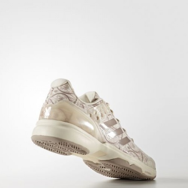Adidas Adizero Übersonic 2.0 Art Nouveau Femme Chalk White / Vapour Grey Met / Ice Purple Tennis Chaussures NO: BB5819